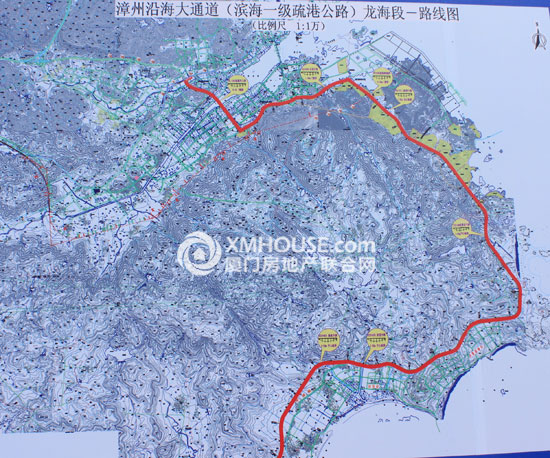 漳州:沿海大通道龙海段今日开工 总造价超十亿