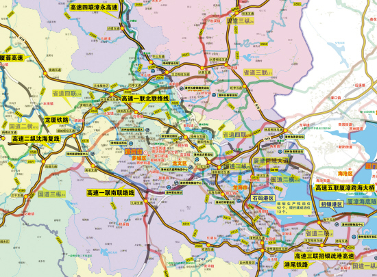漳高速脉络规划总里程793公里已通车里程525公里图片